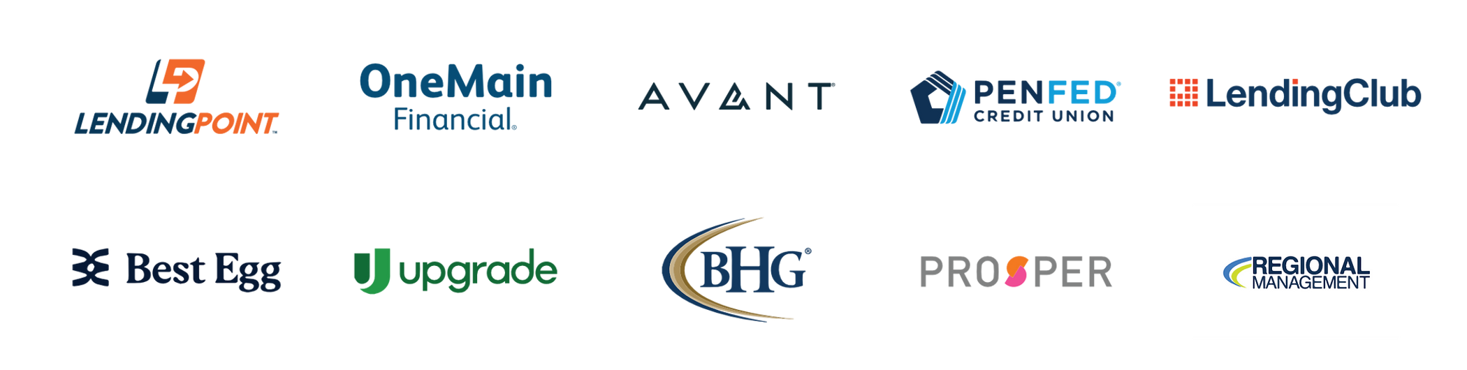 Financing lender logos