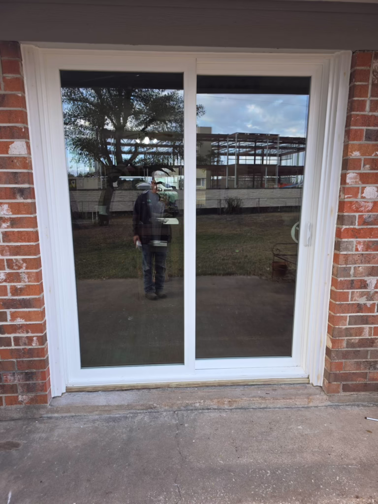 Sliding Patio Anlin Malibu Door Installation Georgetown TX — Cupcake Home Improvements