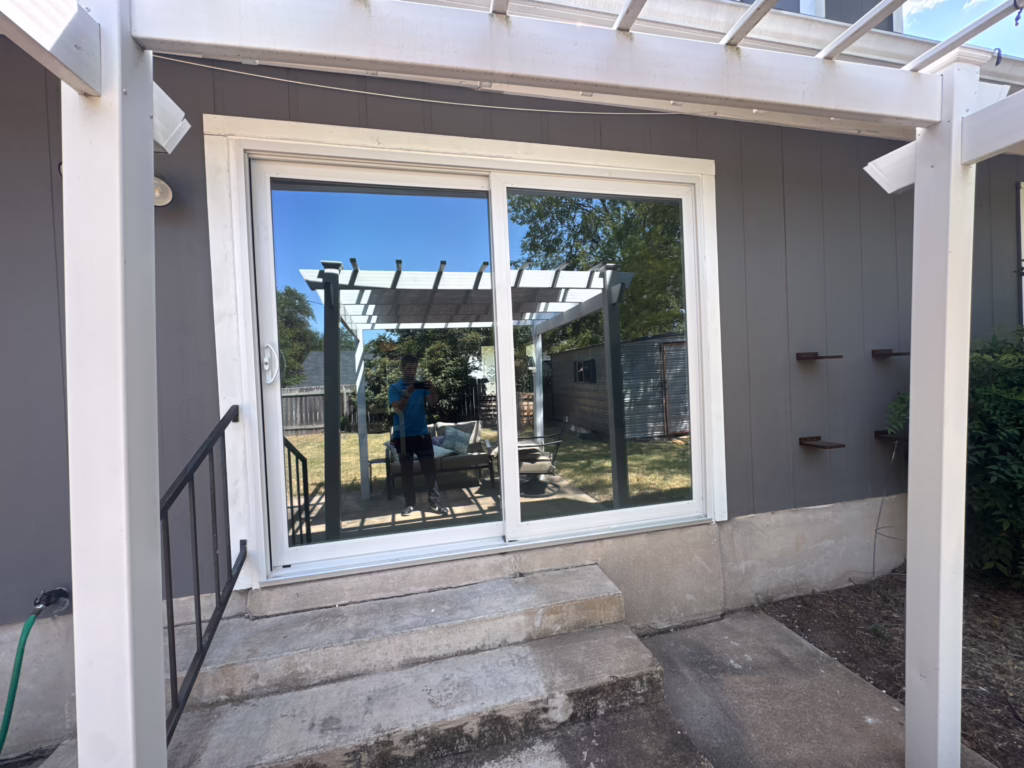 Sliding Patio Vinyl Mi Door Installation Gracy Woods TX — Cupcake Home Improvements