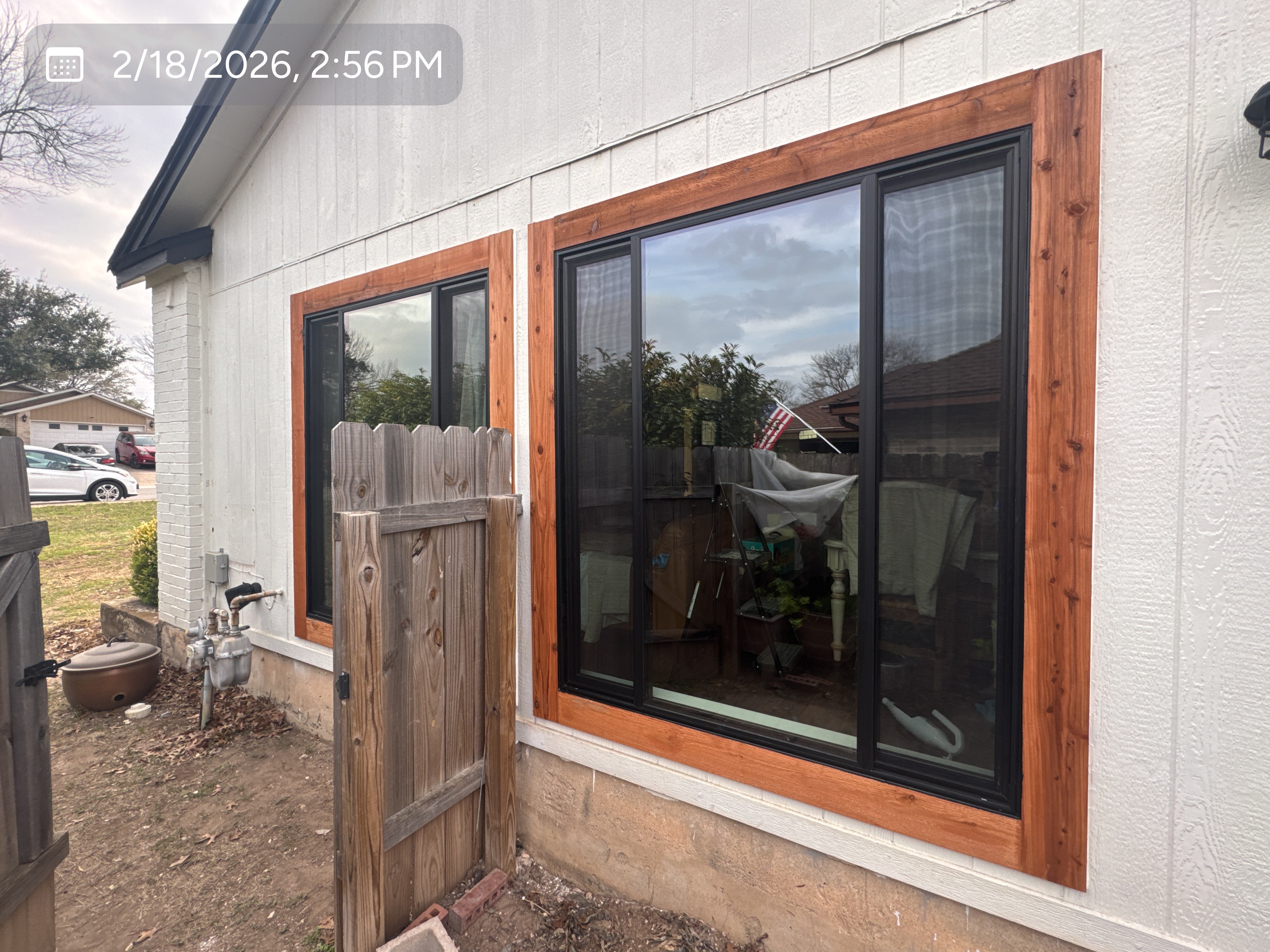 Vinyl Picture Anlin Panoramic Black/black Window Replacement Windermere Phase B TX — Cupcake Home Improvements
