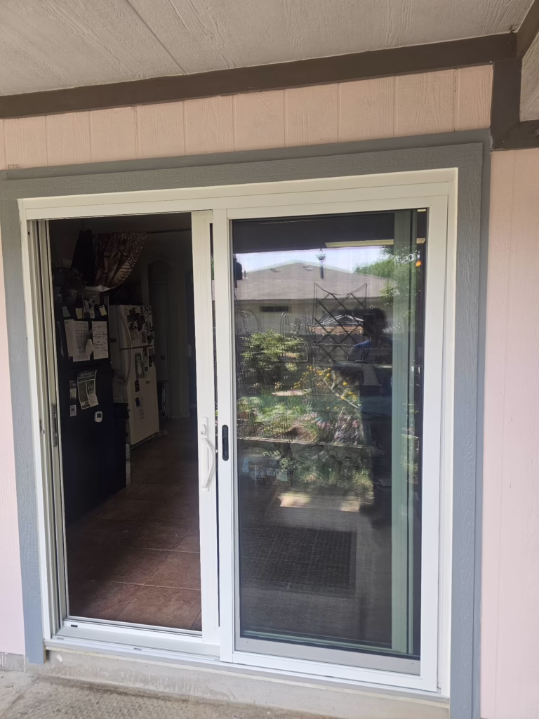 Sliding Patio Vinyl Provia Endure Door Installation Leander TX — Cupcake Home Improvements