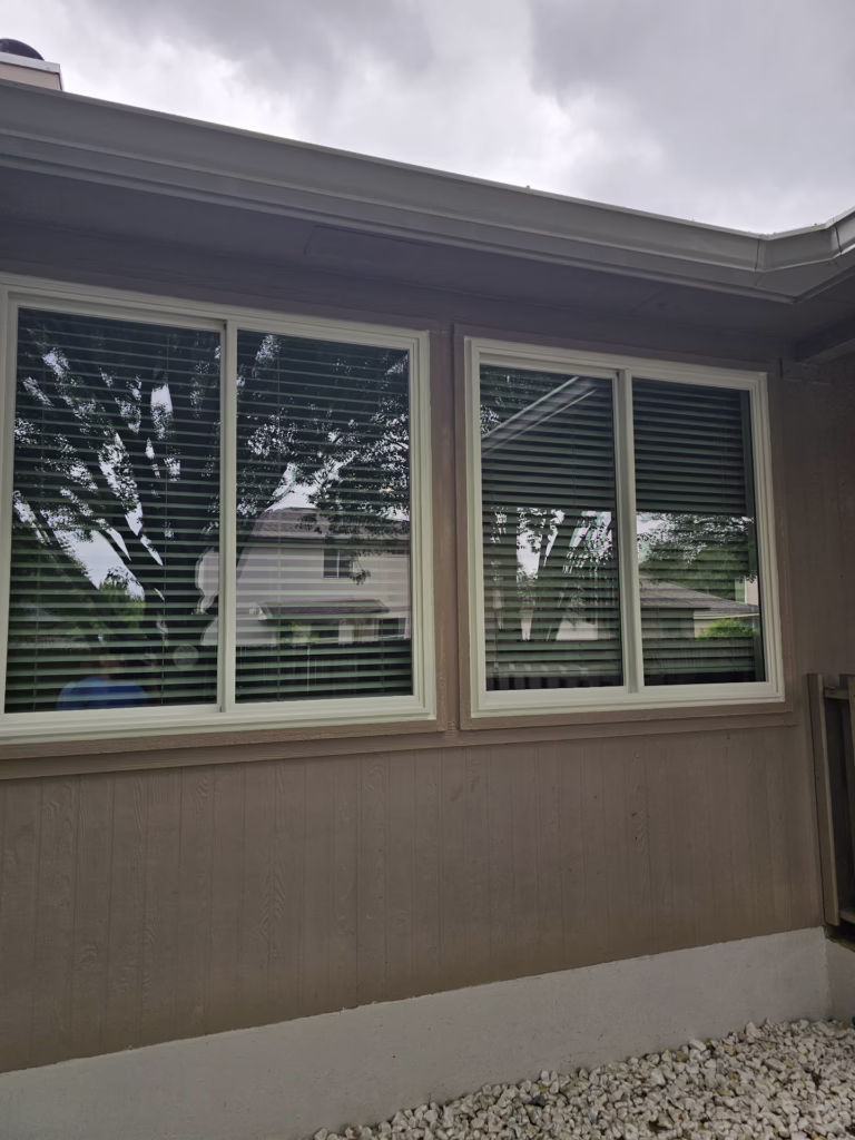 Vinyl Slider Provia Endure White Window Replacement Cat Hollow TX — Cupcake Home Improvements