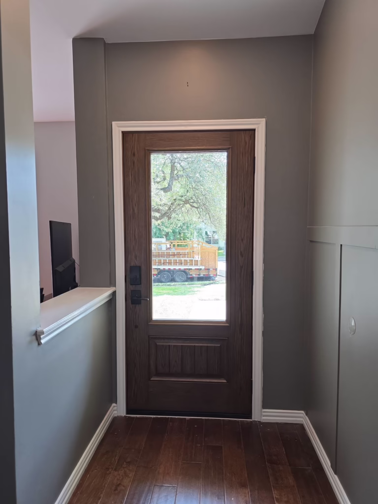 Entry Door Wood Provia Legacy Door Installation Cherry Creek TX — Cupcake Home Improvements