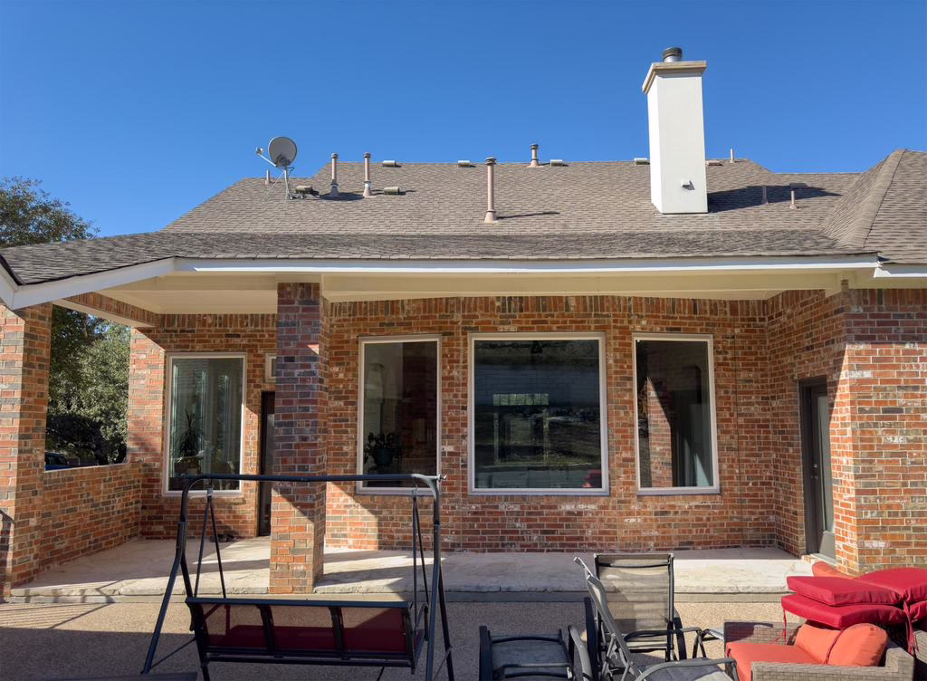 Vinyl Picture Provia Endure White Window Replacement Steiner Ranch Neighborhood Association TX — Cupcake Home Improvements